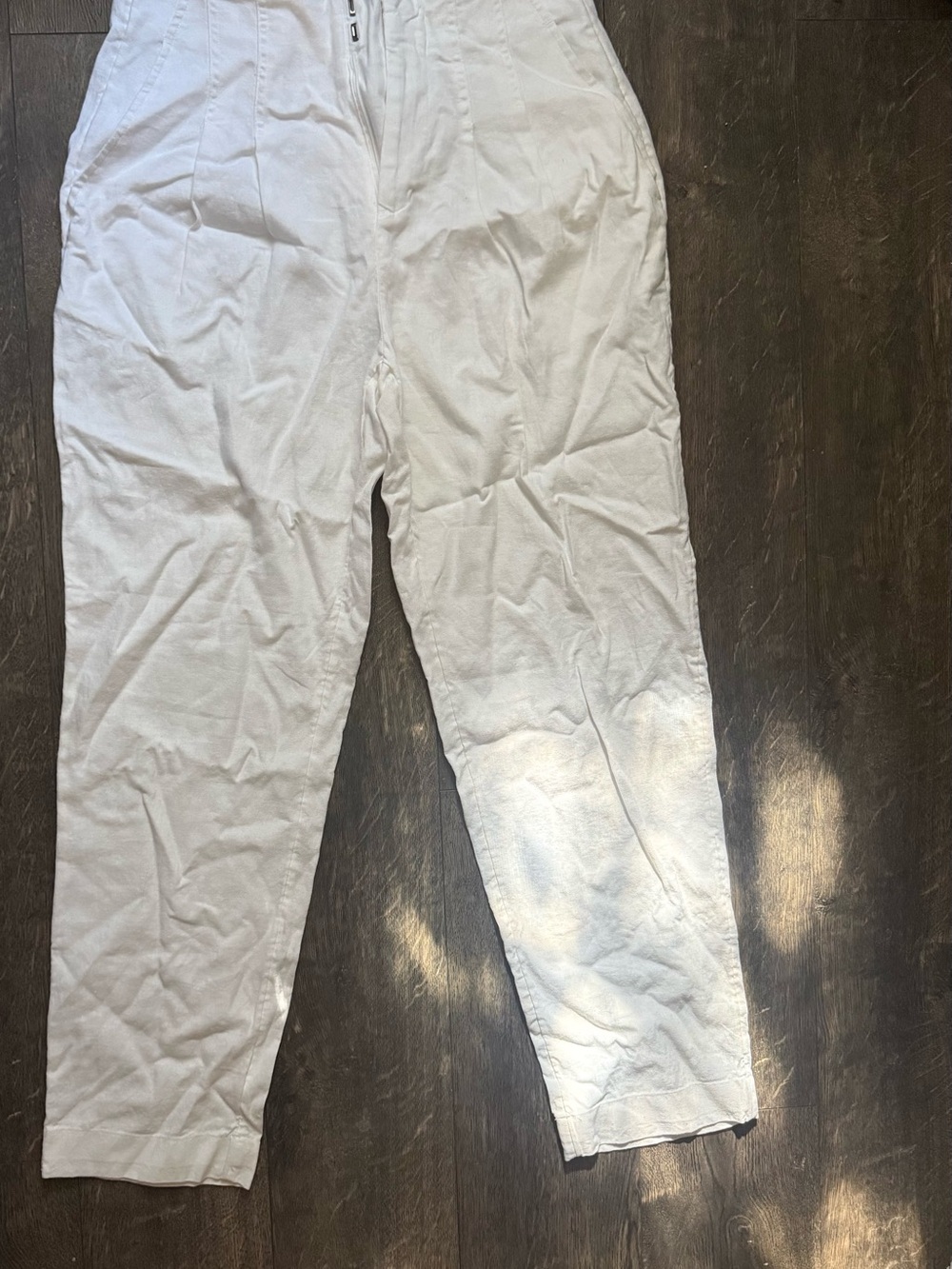 White womensCasual Pull-On Pants